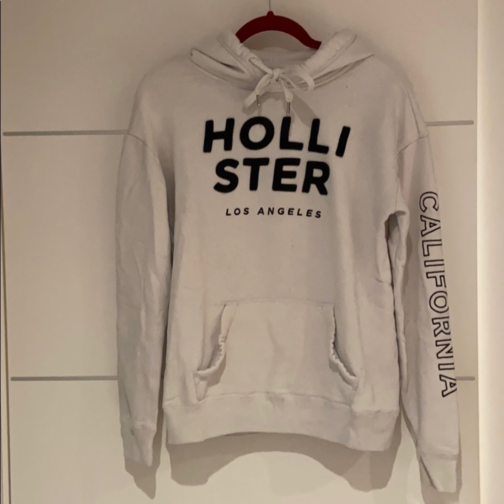 white hoodie